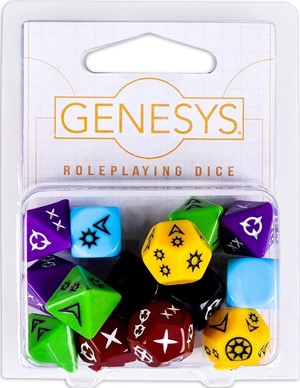 ESGNS02EN Genesys RPG: Roleplaying Dice Pack published by Edge Entertainment Studio