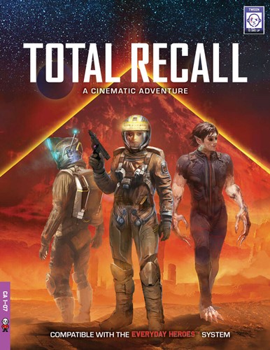 EVL07000 Everyday Heroes RPG: Total Recall Cinematic Adventure published by Evil Genius Gaming