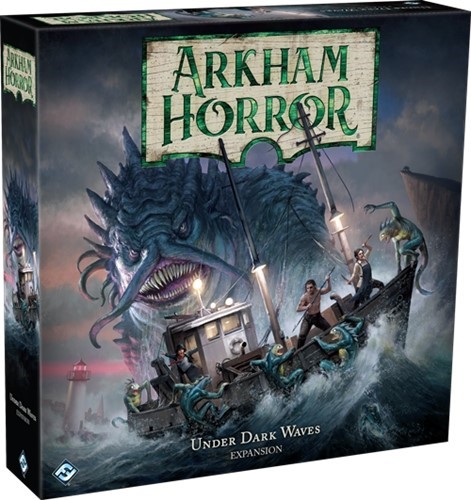 FFGAHB05 Arkham Horror Board Game: 3rd Edition: Under Dark Waves Expansion published by Fantasy Flight Games