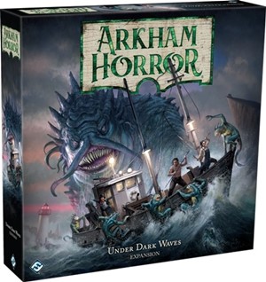 FFGAHB05 Arkham Horror Board Game: 3rd Edition: Under Dark Waves Expansion published by Fantasy Flight Games