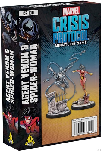 Marvel Crisis Protocol Miniatures Game: Agent Venom And Spider Woman Pack