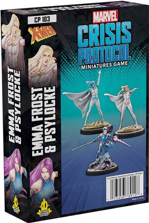 2!FFGCP103 Marvel Crisis Protocol Miniatures Game: Emma Frost And Psylocke Expansion published by Fantasy Flight Games