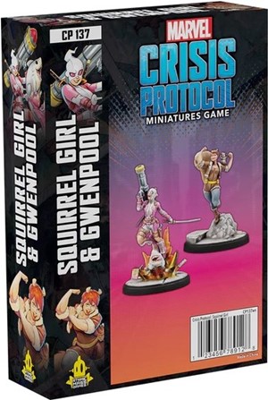 2!FFGCP137 Marvel Crisis Protocol Miniatures Game: Squirrel Girl And Gwenpool Pack published by Fantasy Flight Games
