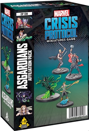 2!FFGCP138 Marvel Crisis Protocol Miniatures Game: Asgardians Affiliation Pack published by Fantasy Flight Games