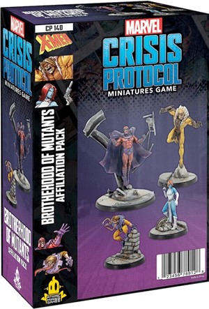 2!FFGCP140 Marvel Crisis Protocol Miniatures Game: Brotherhood of Mutants Affiliation Pack published by Fantasy Flight Games