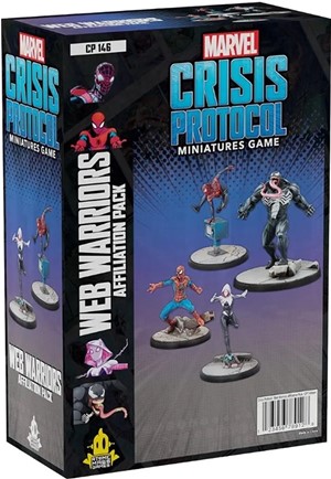 2!FFGCP146 Marvel Crisis Protocol Miniatures Game: Web Warriors Affiliation Pack published by Fantasy Flight Games