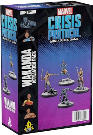 2!FFGCP147 Marvel Crisis Protocol Miniatures Game: Wakanda Affiliation Pack published by Fantasy Flight Games