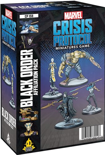 FFGCP159 Marvel Crisis Protocol Miniatures Game: Black Order Squad Pack published by Fantasy Flight Games