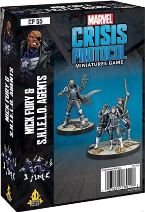 FFGCP55 Marvel Crisis Protocol Miniatures Game: Nick Fury And S.H.I.E.L.D. Agents Expansion published by Fantasy Flight Games