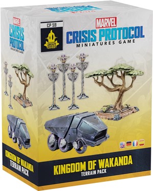 2!FFGCP59 Marvel Crisis Protocol Miniatures Game: Kingdom Of Wakanda Terrain Pack published by Fantasy Flight Games