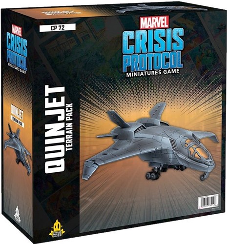 FFGCP72 Marvel Crisis Protocol Miniatures Game: Quinjet Terrain Expansion published by Fantasy Flight Games