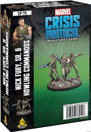 2!FFGCP75 Marvel Crisis Protocol Miniatures Game: Nick Fury Sr And Howling Commandos Expansion published by Fantasy Flight Games