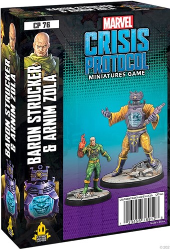 FFGCP76 Marvel Crisis Protocol Miniatures Game: Baron Strucker And Arnim Zola Expansion published by Fantasy Flight Games