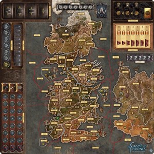 FFGFFS80 A Game Of Thrones Board Game: Mother Of Dragons Deluxe Playmat published by Fantasy Flight Games