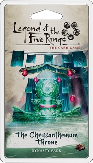 2!FFGL5C05 Legend Of The Five Rings LCG: The Chrysanthemum Throne Dynasty Pack published by Fantasy Flight Games