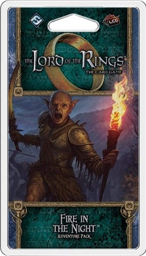 FFGMEC68 The Lord Of The Rings LCG: Fire In The Night Adventure Pack published by Fantasy Flight Games