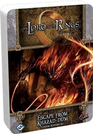 FFGMEC85 The Lord Of The Rings LCG: Escape From Khazad-dum Custom Scenario Kit published by Fantasy Flight Games