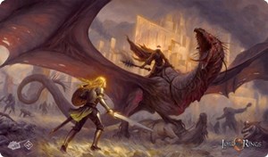 FFGMES02S The Lord Of The Rings LCG: The Flame Of The West Playmat published by Fantasy Flight Games