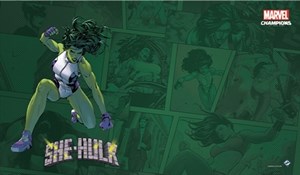 FFGMS03 Marvel Champions LCG: She-Hulk Game Mat published by Fantasy Flight Games