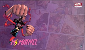 FFGMS16 Marvel Champions LCG: Ms Marvel Game Mat published by Fantasy Flight Games