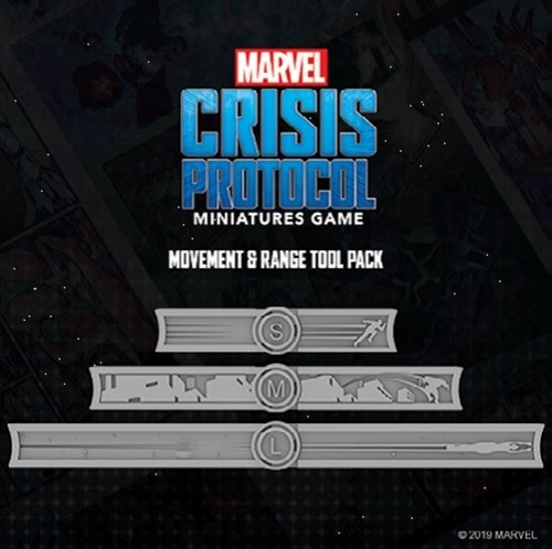 FFGMSG03 Marvel Crisis Protocol Miniatures Game: Measurement Tools Expansion published by Atomic Mass Games