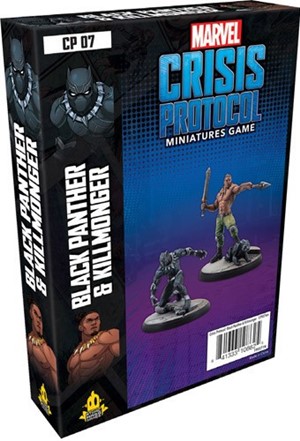 FFGMSG07 Marvel Crisis Protocol Miniatures Game: Black Panther And Killmonger published by Atomic Mass Games