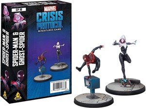 FFGMSG10 Marvel Crisis Protocol Miniatures Game: Ghost-Spider And Spider-Man published by Atomic Mass Games