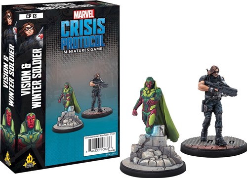 FFGMSG13 Marvel Crisis Protocol Miniatures Game: Vision And Winter Soldier published by Atomic Mass Games