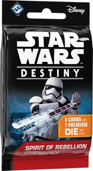 2!FFGSWD04S Star Wars Destiny Dice Game: Spirit Of Rebellion Booster Pack published by Fantasy Flight Games