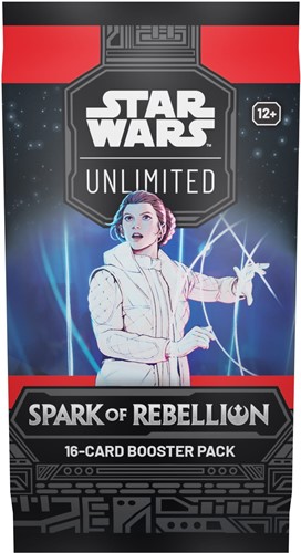 FFGSWH0102S Star Wars: Unlimited Spark Of Rebellion Booster Pack published by Fantasy Flight Games