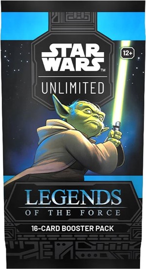 2!FFGSWH0502S Star Wars: Unlimited Legends Of The Force Booster Pack published by Fantasy Flight Games