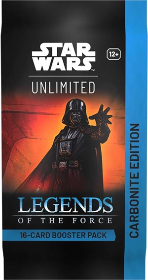2!FFGSWH0506S Star Wars: Unlimited Legends Of The Force Carbonite Collector Booster Pack published by Fantasy Flight Games