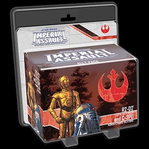 FFGSWI12 Star Wars Imperial Assault: R2-D2 And C-3PO Ally Pack published by Fantasy Flight Games