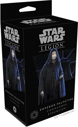 FFGSWL22 Star Wars Legion: Emperor Palpatine Unit Expansion published by Fantasy Flight Games