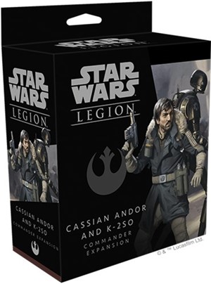 FFGSWL59 Star Wars Legion: Cassian Andor And K-2S0 Commander Expansion published by Fantasy Flight Games