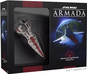 FFGSWM41 Star Wars Armada: Venator-Class Star Destroyer Expansion Pack published by Fantasy Flight Games