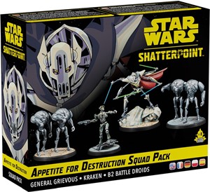 FFGSWP05 Star Wars: Shatterpoint: Appetite For Destruction (General Grievous Squad Pack) published by Fantasy Flight Games