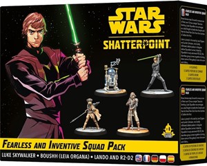 2!FFGSWP22 Star Wars: Shatterpoint: Fearless And Inventive (Jedi Luke Skywalker Squad Pack) published by Fantasy Flight Games