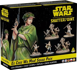 2!FFGSWP27 Star Wars: Shatterpoint: Ee Chee Wa Maa! (Leia and Ewoks Squad Pack) published by Fantasy Flight Games