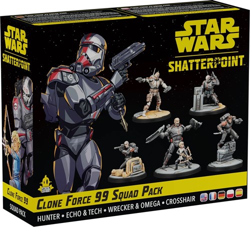 FFGSWP38 Star Wars: Shatterpoint: Clone Force 99 - Bad Batch Squad Pack published by Fantasy Flight Games