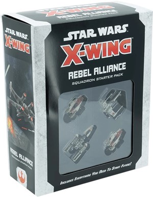 2!FFGSWZ106 Star Wars X-Wing 2nd Edition: Rebel Alliance Squadron Starter Pack published by Fantasy Flight Games