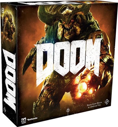FFGZX01 DOOM Board Game published by Fantasy Flight Games