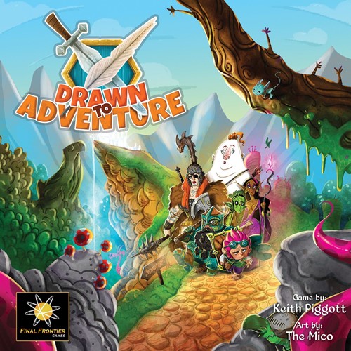 FFN5007 Drawn To Adventure Board Game published by Final Frontier Games