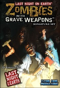 FFP0106 Last Night On Earth: The Zombie Board Game: Zombies With Grave Weapons Expansion published by Flying Frog Productions