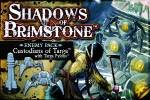 FFP07E08 Shadows Of Brimstone Board Game: Custodians Of Targa With Targa Pylons Enemy Pack published by Flying Frog Productions