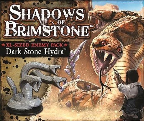 FFP07E09 Shadows Of Brimstone Board Game: Dark Stone Hydra XL Enemy Pack published by Flying Frog Productions