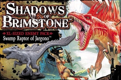 Shadows Of Brimstone Board Game: Swamp Raptor Of Jargono XL Enemy Pack