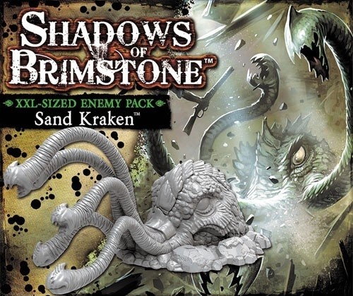 FFP07E11 Shadows Of Brimstone Board Game: Sand Kraken XXL Enemy Pack published by Flying Frog Productions