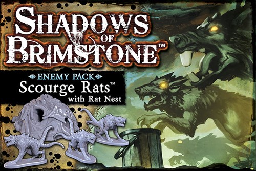 Shadows Of Brimstone Board Game: Scourge Rats Enemy Pack