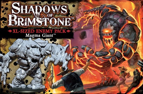 Shadows Of Brimstone Board Game: Magma Giant XL Enemy Pack